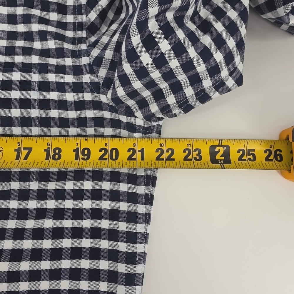 Brooks Brothers Black Check Button Down Long Sleeve Shirt M Office - Picture 7 of 7